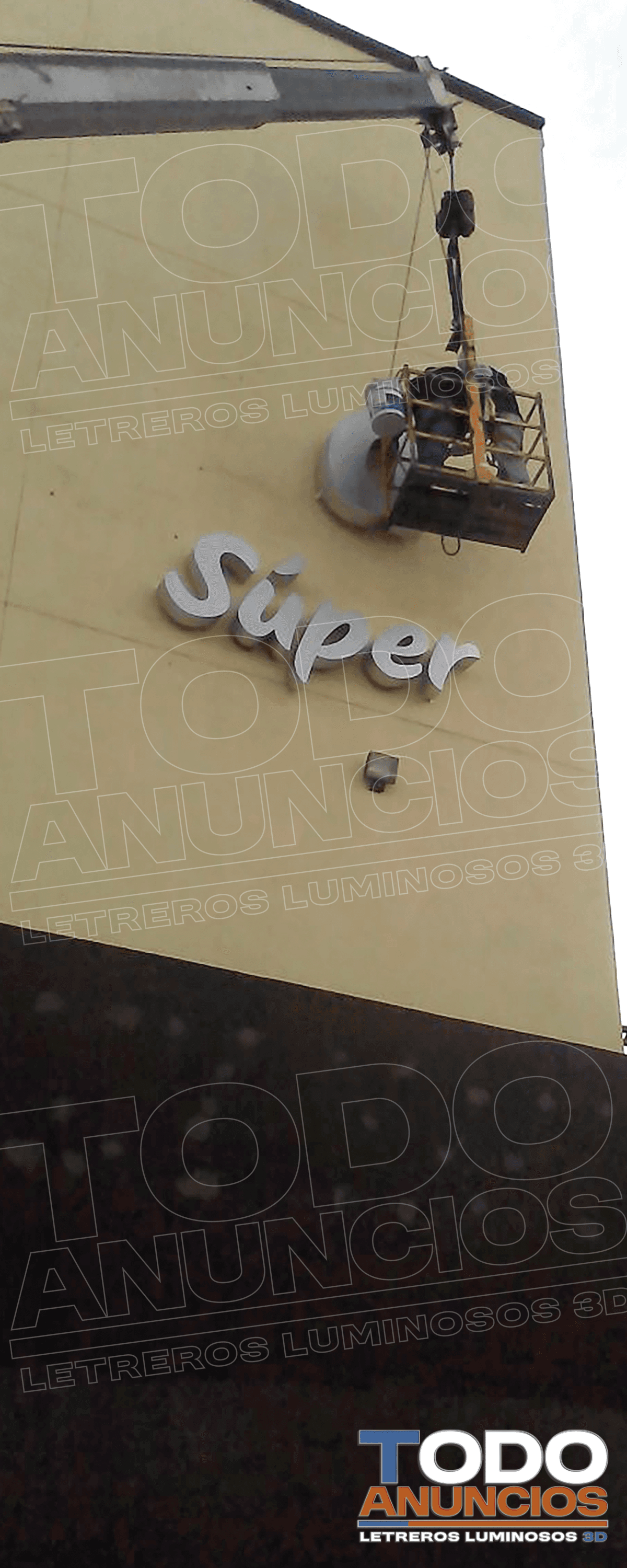 Letrero corporativo — Super