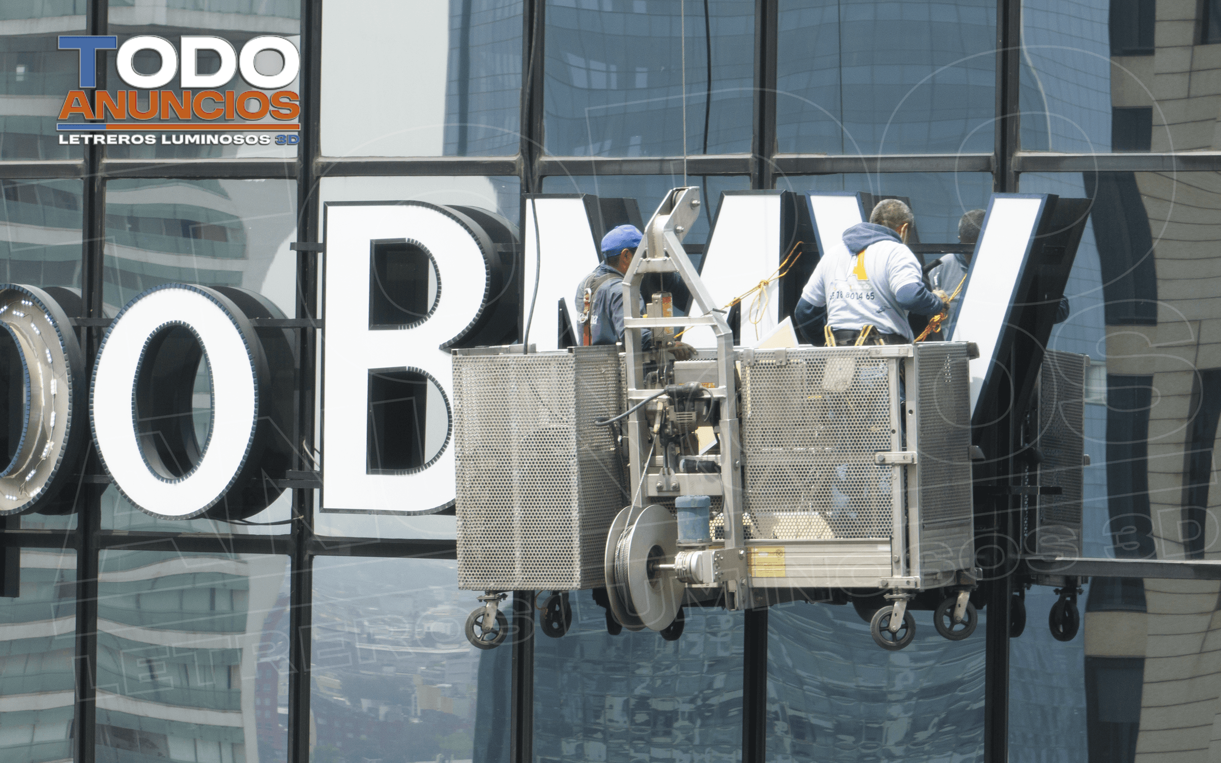 Letrero corporativo — BMV