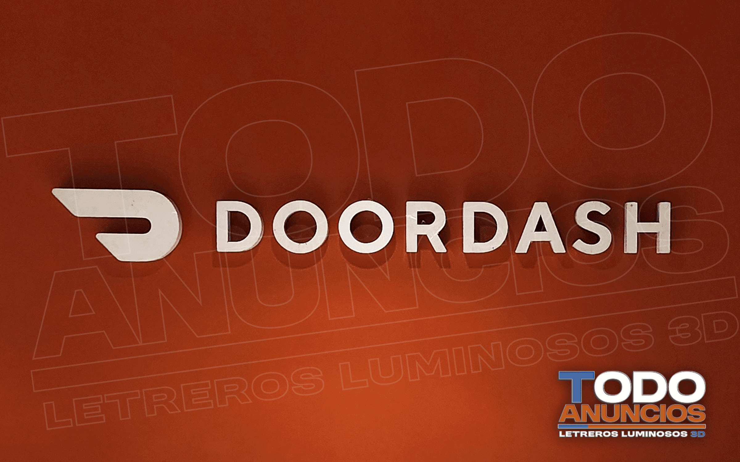 Letrero corporativo — DoorDash