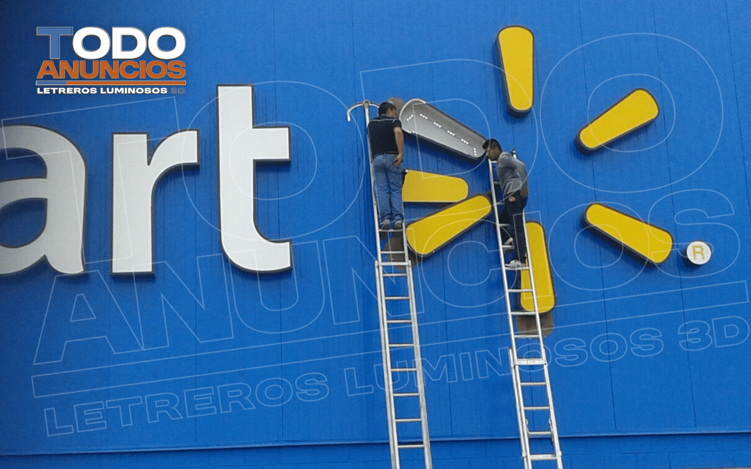 Letrero corporativo — Walmart